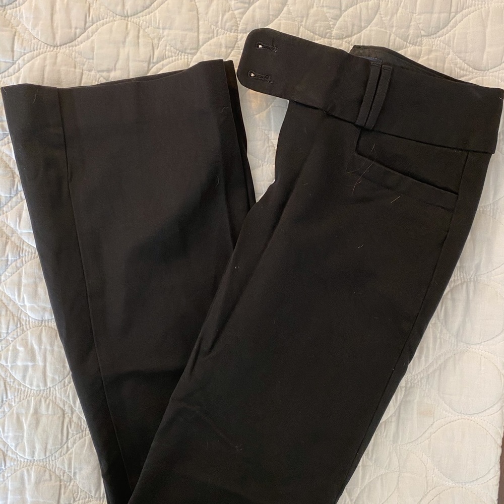 Banana Republic Martin Fit Black Pants 0R